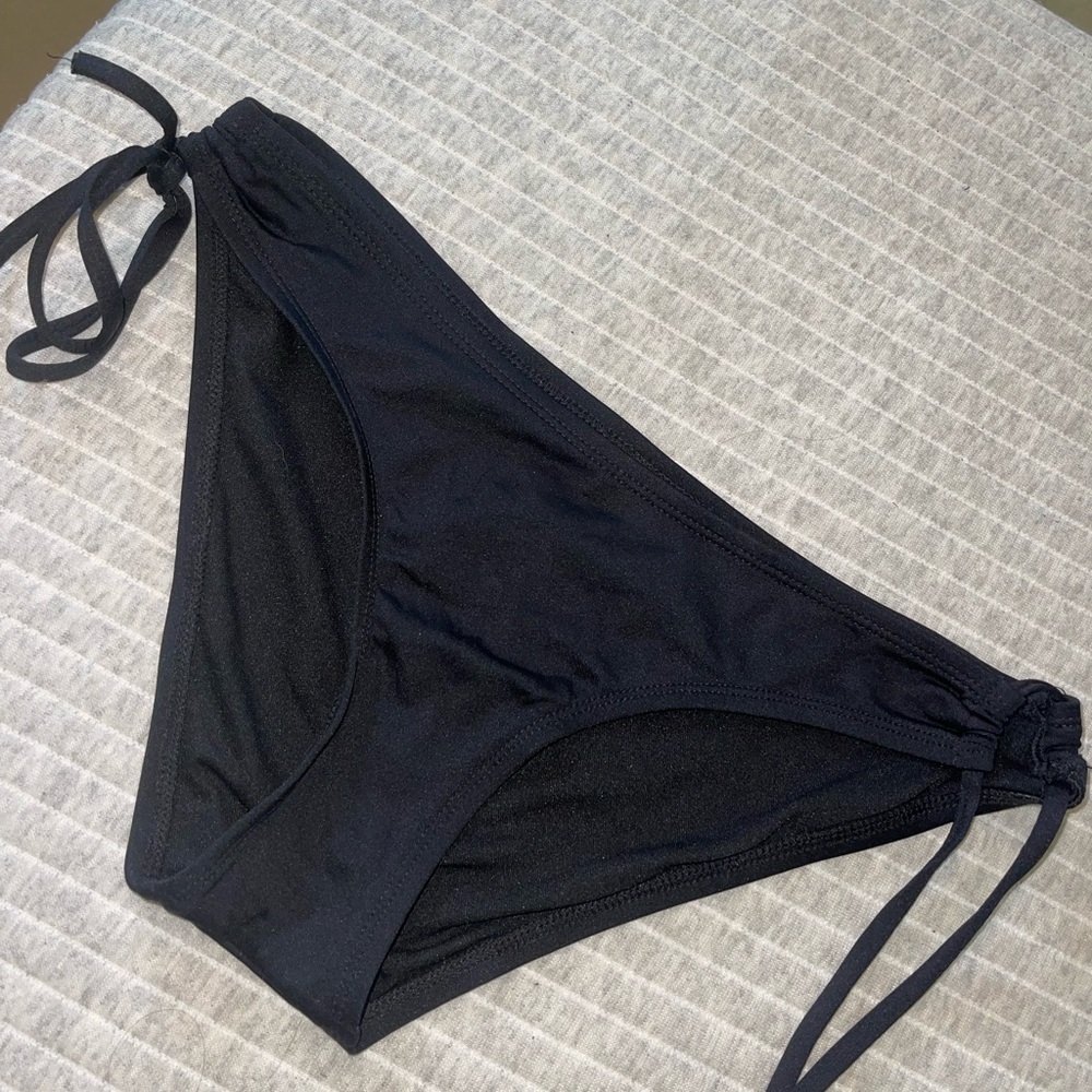 plain black bikini bottom